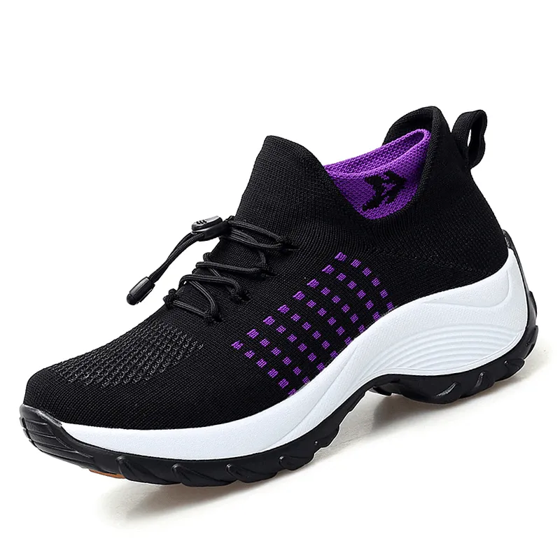 Stretchable No-Tie Sneakers: The Sienna