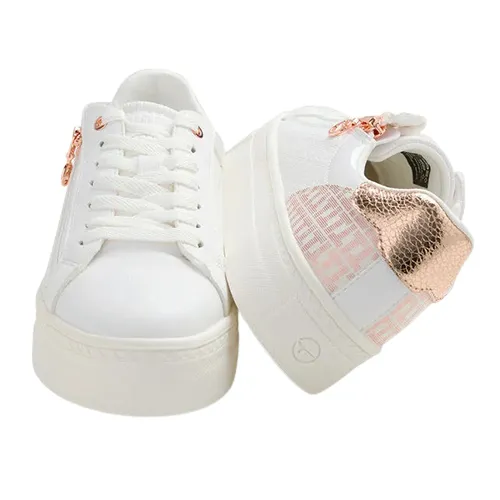 Tamaris Ladies  Trainers - 23313-41 - White/Rose Gold
