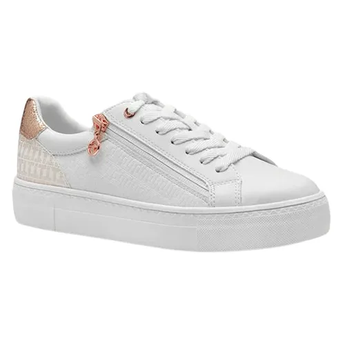 Tamaris Ladies  Trainers - 23313-41 - White/Rose Gold