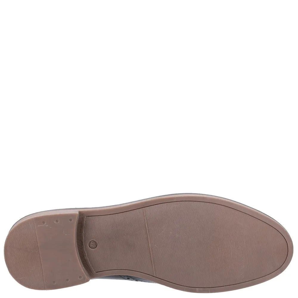 Tan Bryson Brogue Lace-Up Shoes