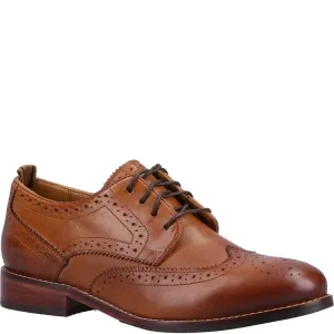 Tan Natalia Brogue Shoes