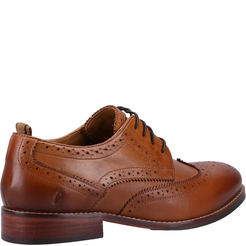 Tan Natalia Brogue Shoes
