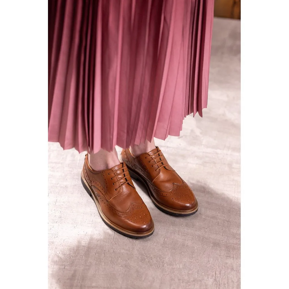 Tan Verity Brogue