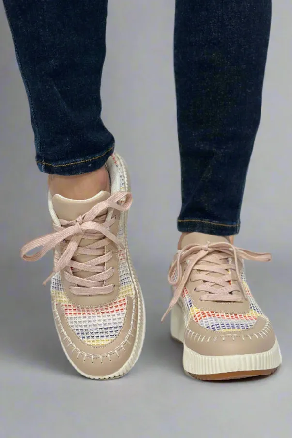 Timeless Stitch Sneaker - Nude Multi