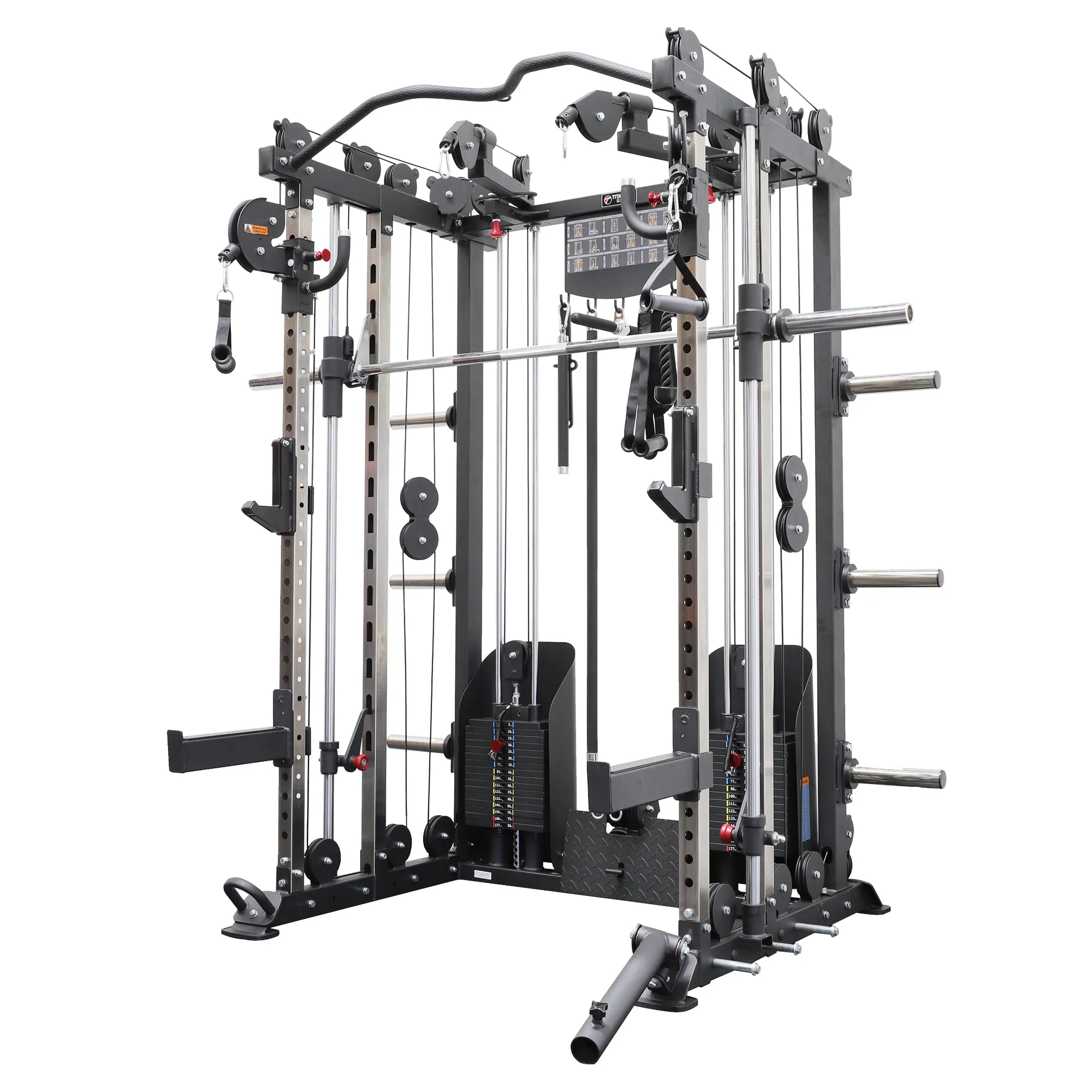 TITANIUM USA C5 FUNCTIONAL SMITH MACHINE WITH WEIGHT STACKS