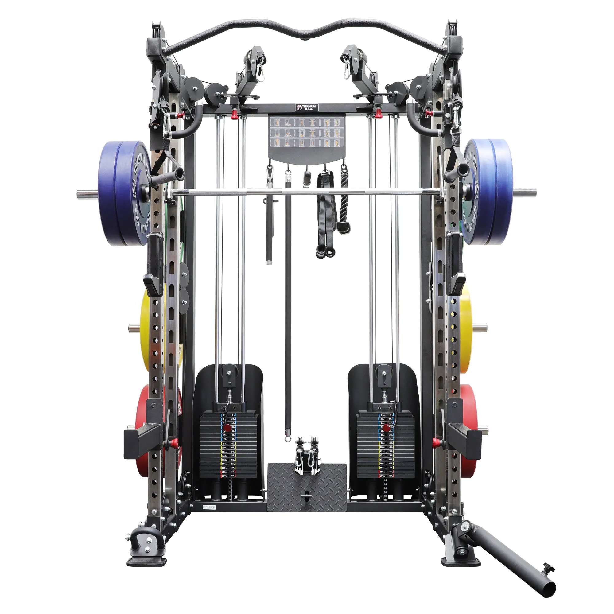 TITANIUM USA C5 FUNCTIONAL SMITH MACHINE WITH WEIGHT STACKS