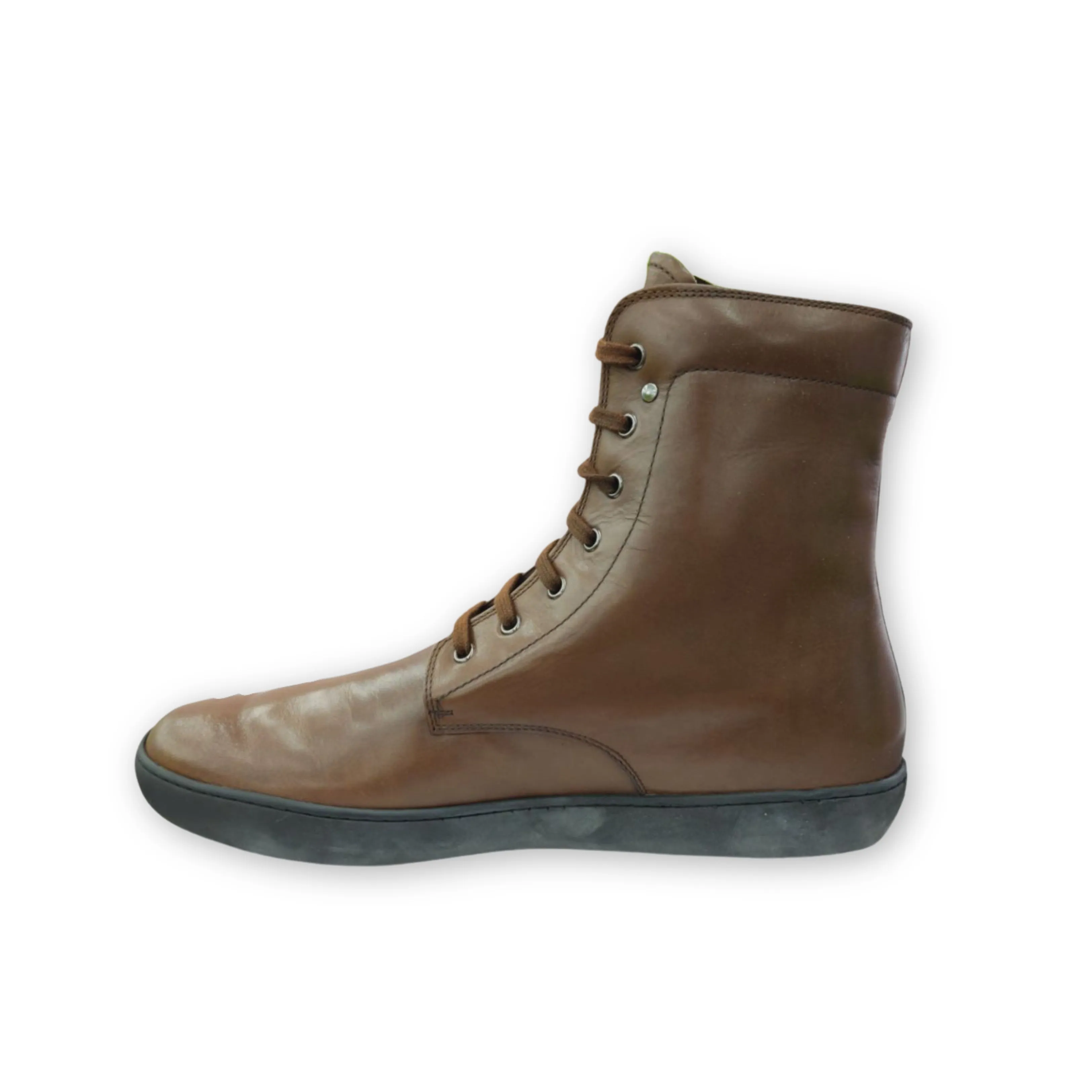 Tod's Men's Brown Leather Lace Up Boots Sneaker Sold Comfortable Dress shoes