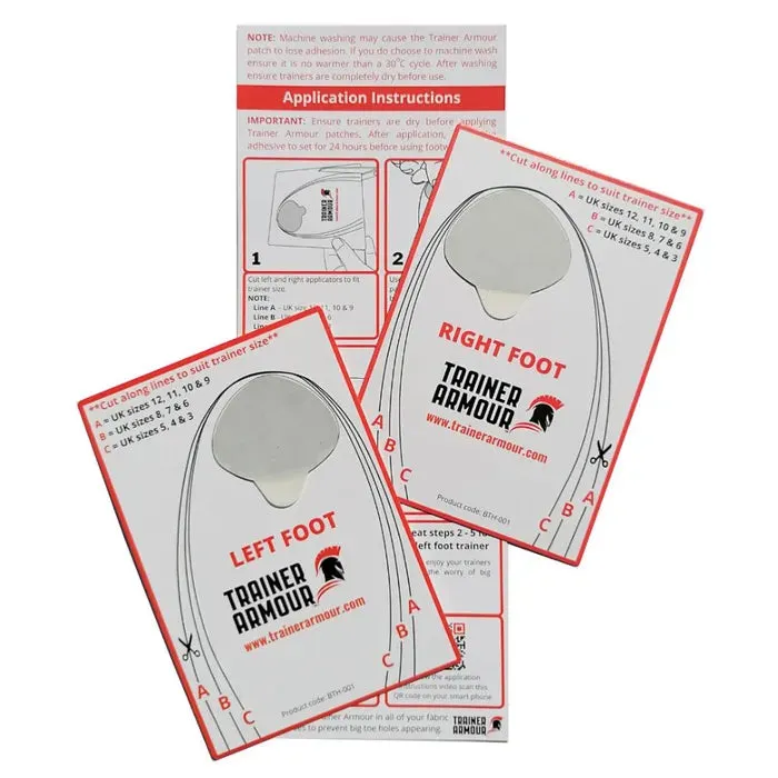 .Trainer Armour Big Toe Hole Preventer Pack - (BTH-001) - F