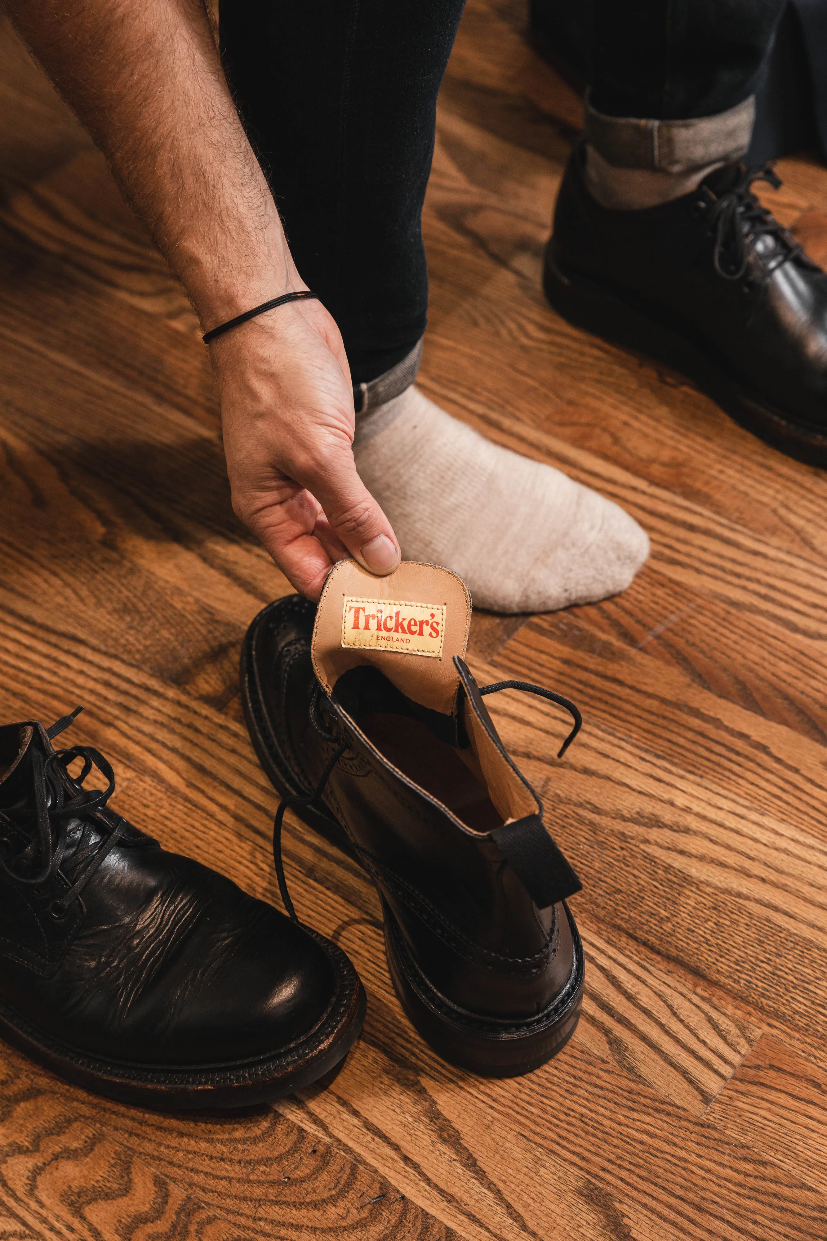 Trickers - Stow Country Boot - Black Box Calf