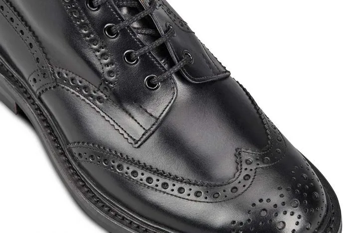 Trickers - Stow Country Boot - Black Box Calf