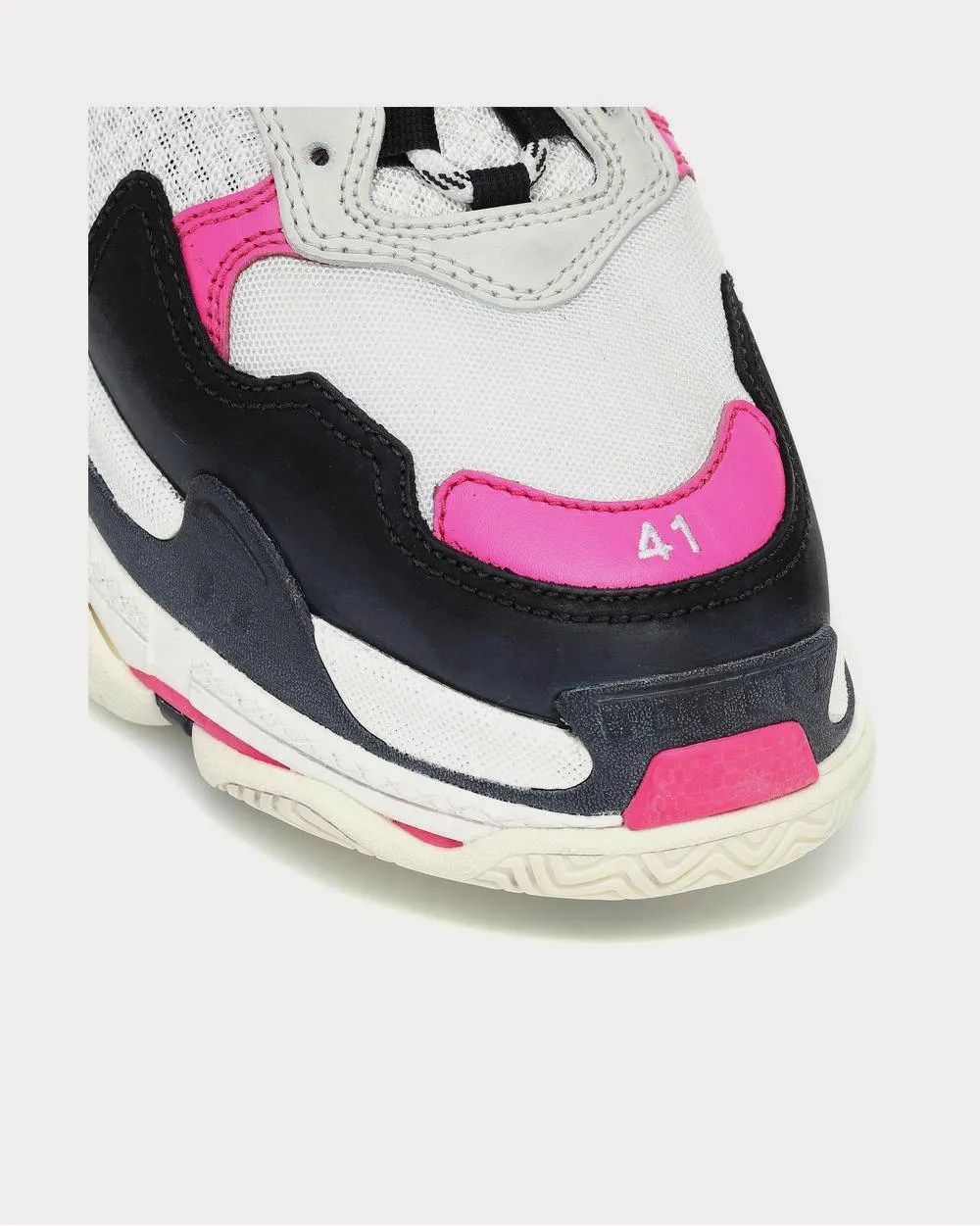 Triple S Rose Fluo Low Top Sneakers