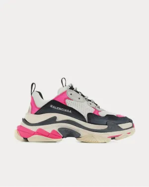 Triple S Rose Fluo Low Top Sneakers