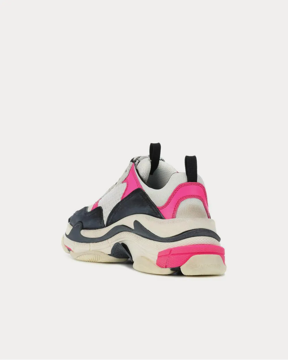 Triple S Rose Fluo Low Top Sneakers