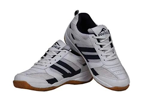 Unisex- Adult White Badminton Shoes - 9
