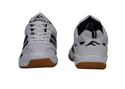 Unisex- Adult White Badminton Shoes - 9