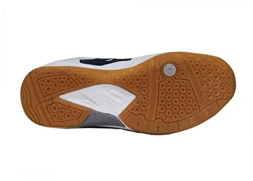 Unisex- Adult White Badminton Shoes - 9