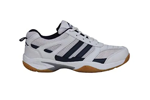 Unisex- Adult White Badminton Shoes - 9