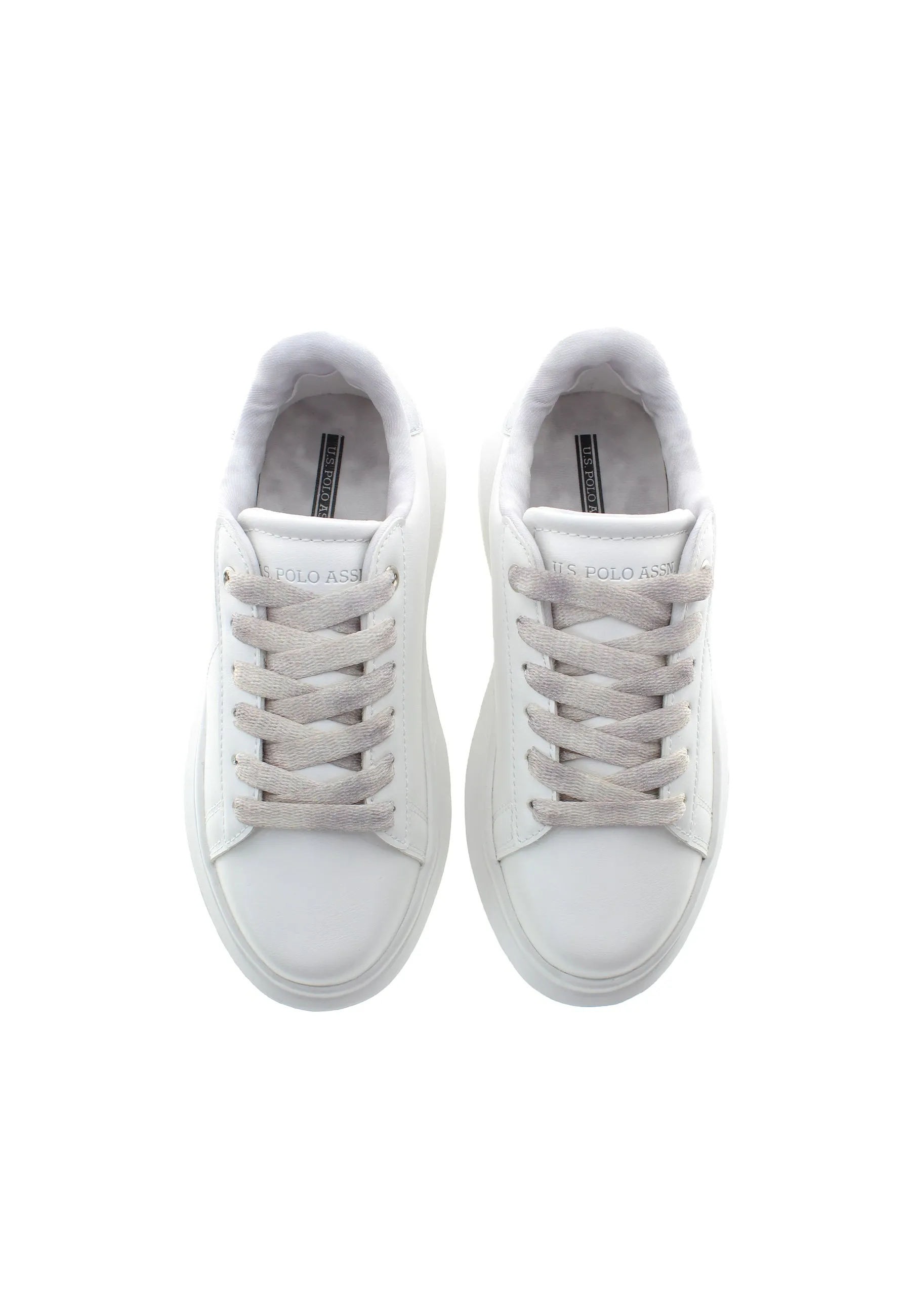 U.S. POLO ASSN.  WOMEN TRAINERS IN WHITE