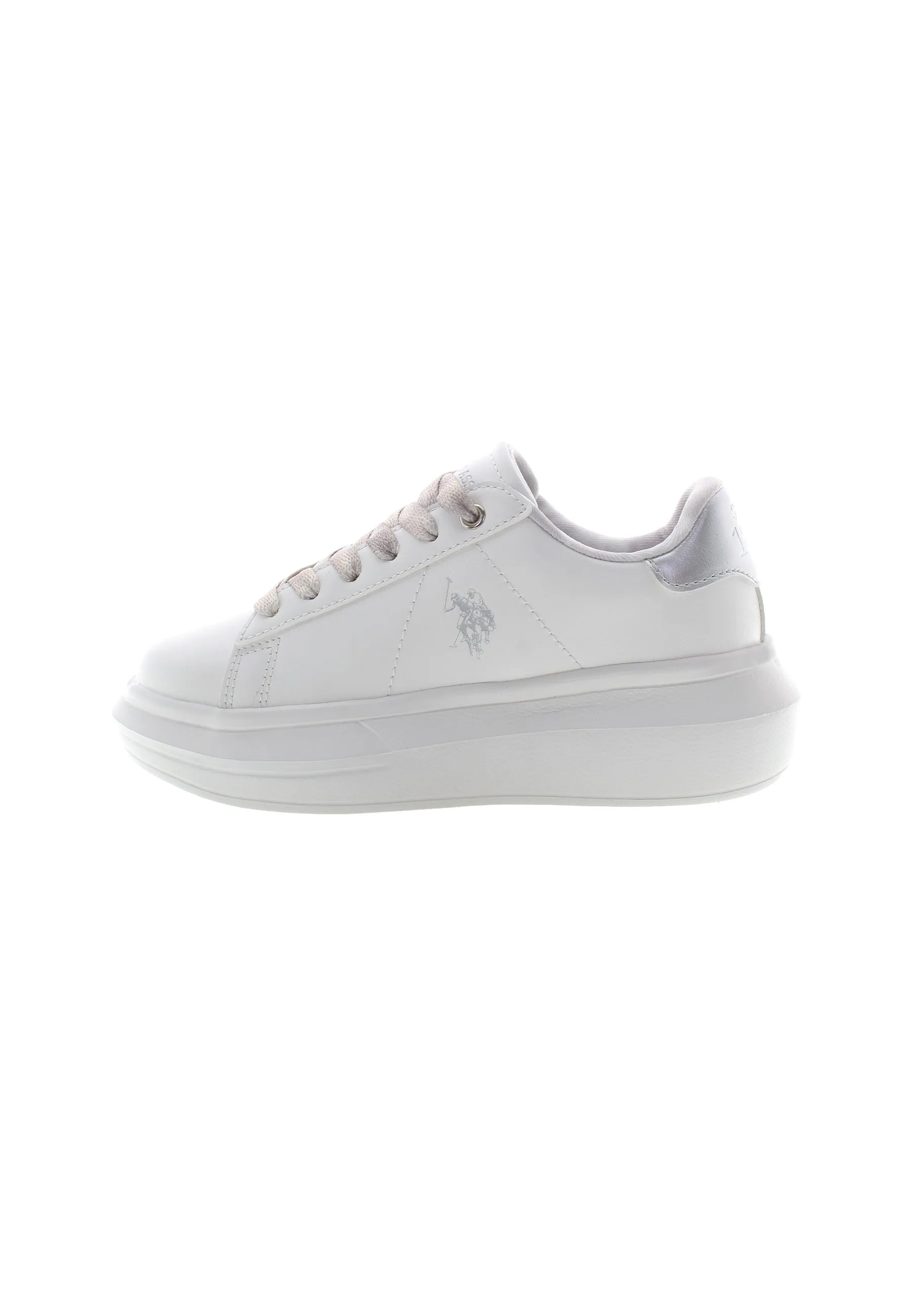 U.S. POLO ASSN.  WOMEN TRAINERS IN WHITE