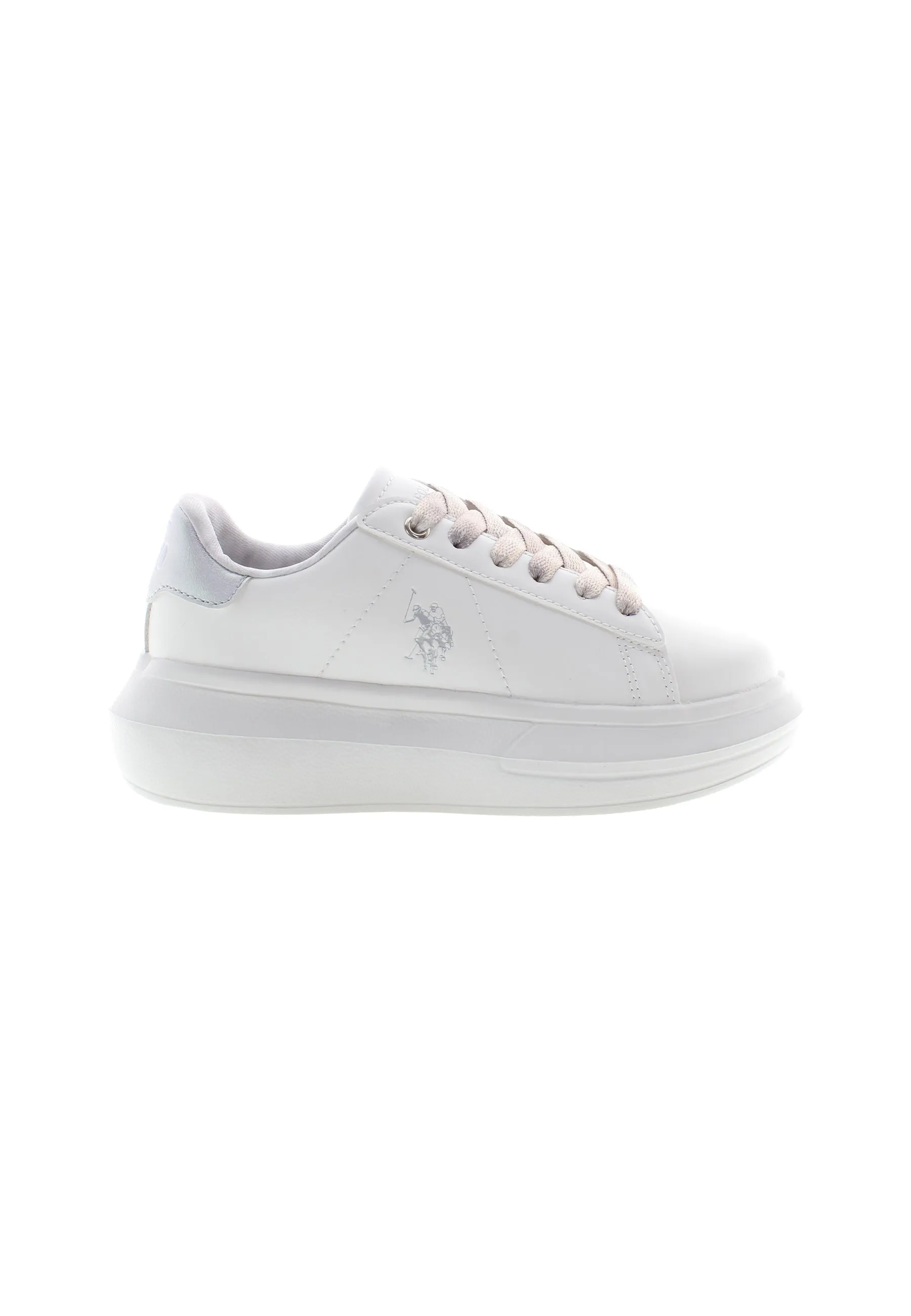 U.S. POLO ASSN.  WOMEN TRAINERS IN WHITE
