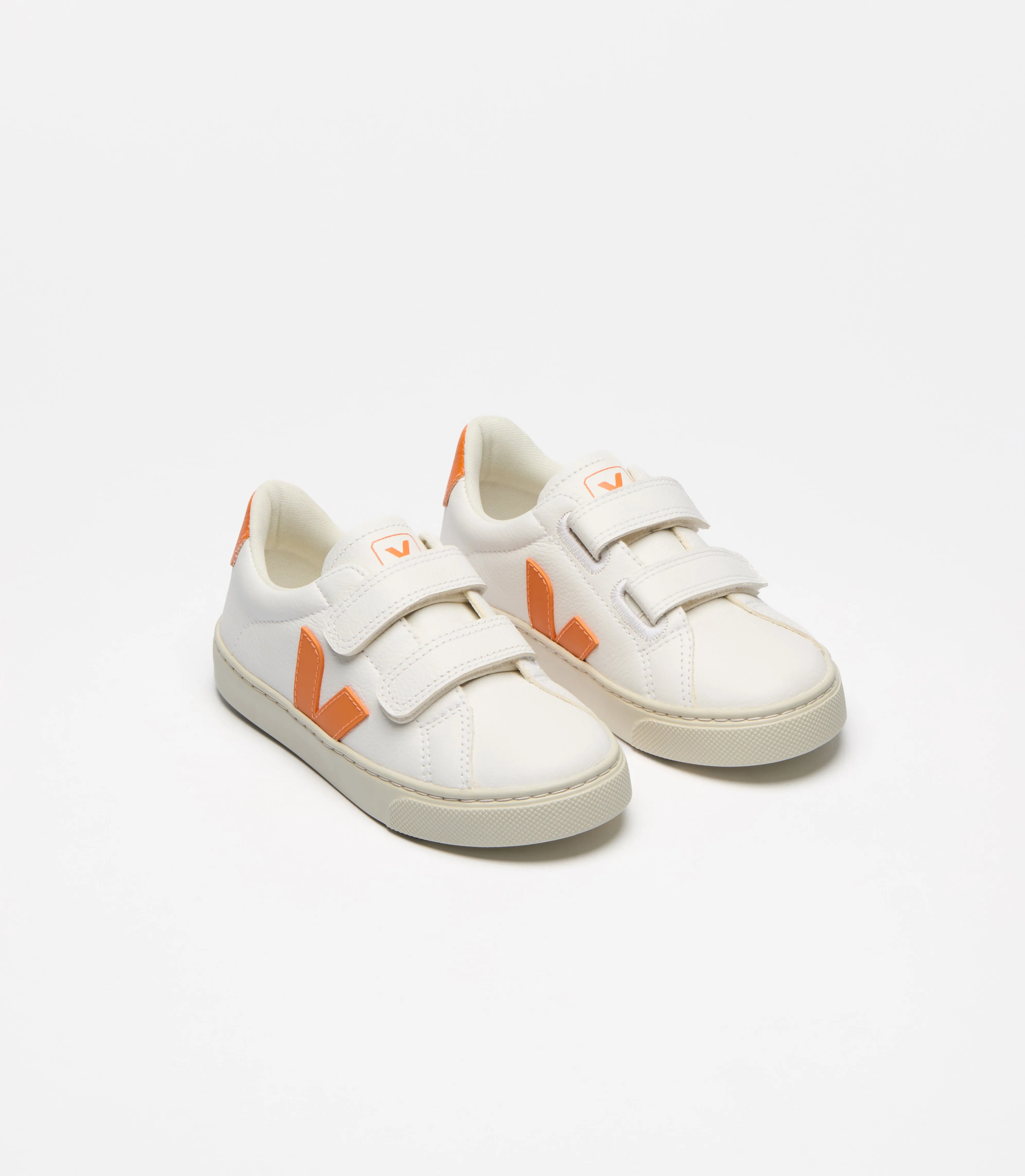 Veja Kids Trainers | Small Esplar White Fury | orange