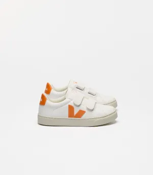 Veja Kids Trainers | Small Esplar White Fury | orange