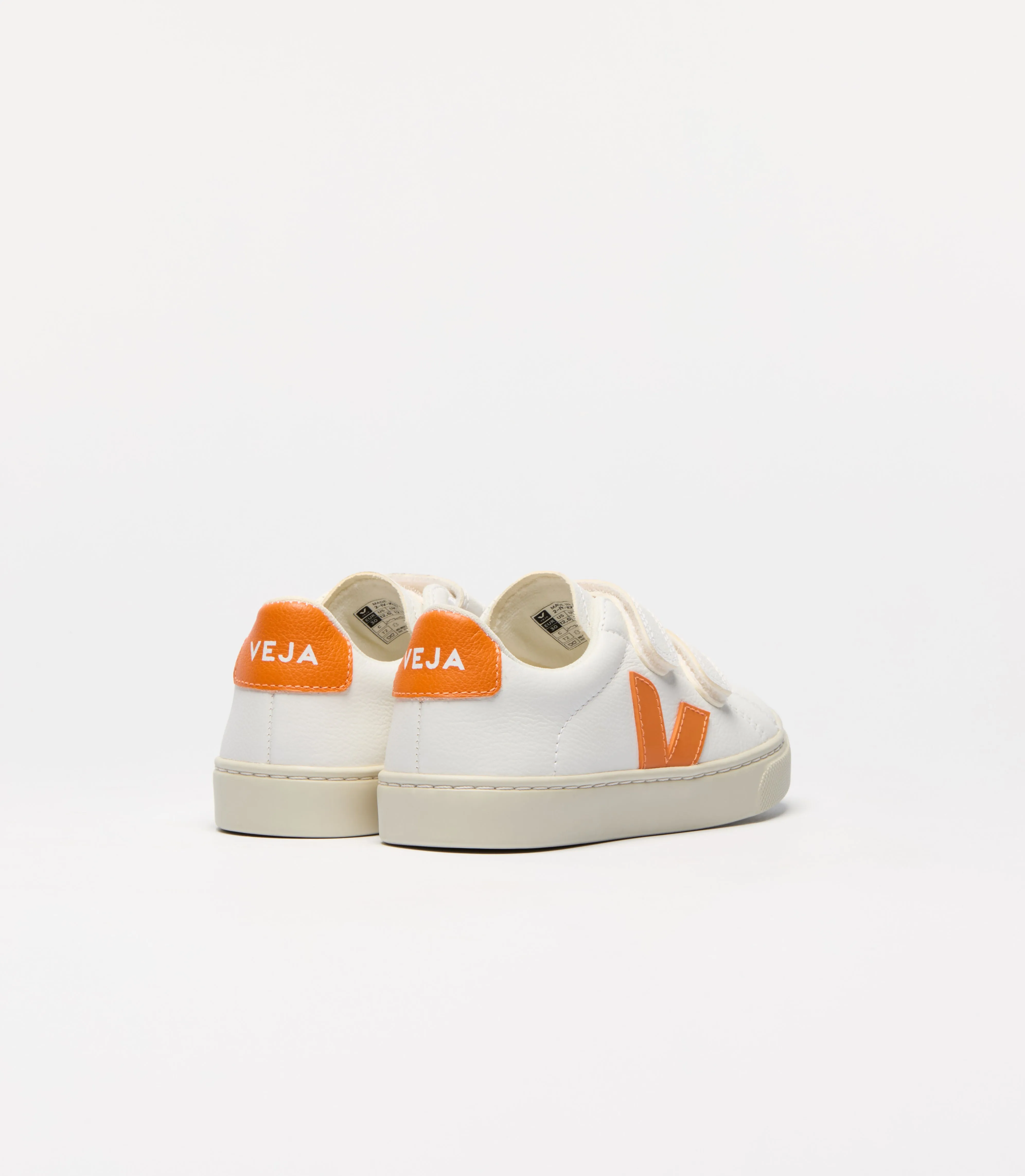 Veja Kids Trainers | Small Esplar White Fury | orange