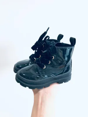 Velvet Lace Side-Zip Boots // 6 Toddler