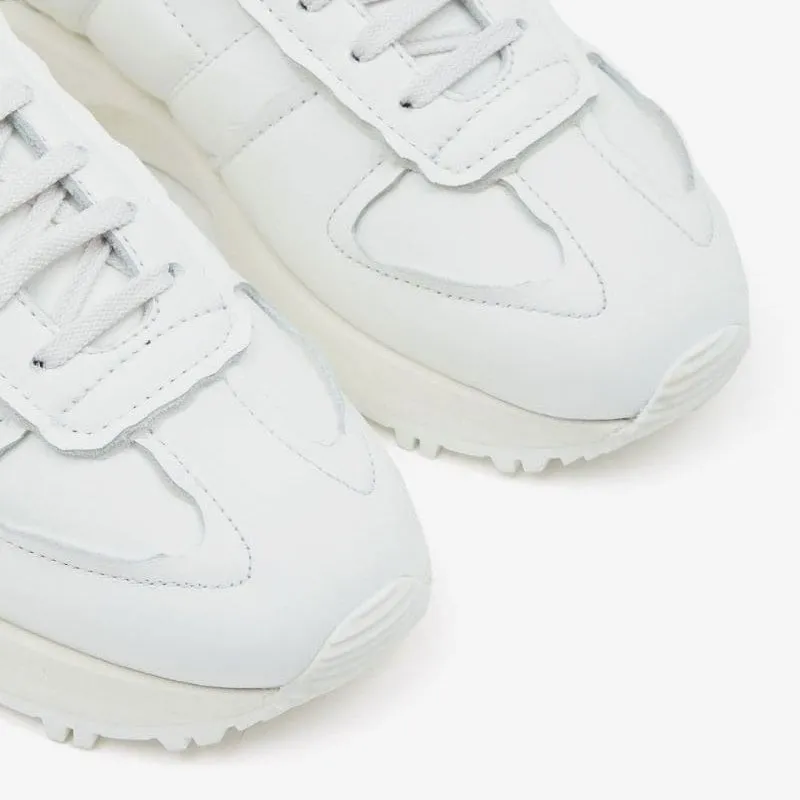 Vibrant White nylon Low-Top Trainers