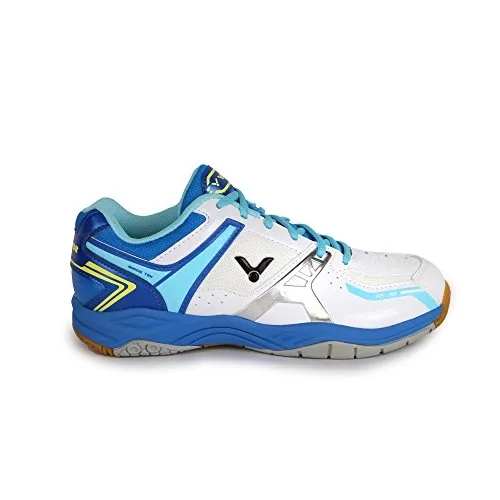 Victor Men Blue / White Badminton Shoe - UK 6.5