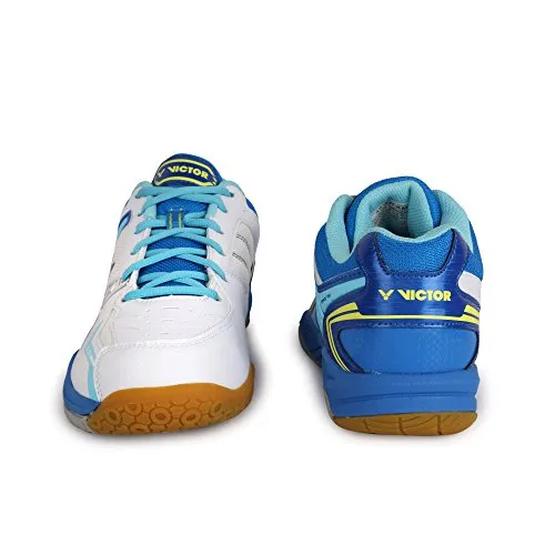 Victor Men Blue / White Badminton Shoe - UK 6.5