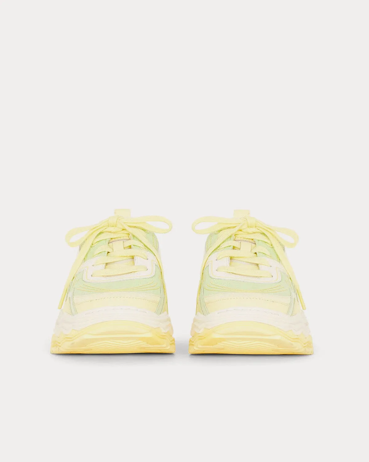 Wave Chunky Yellow Low Top Sneakers