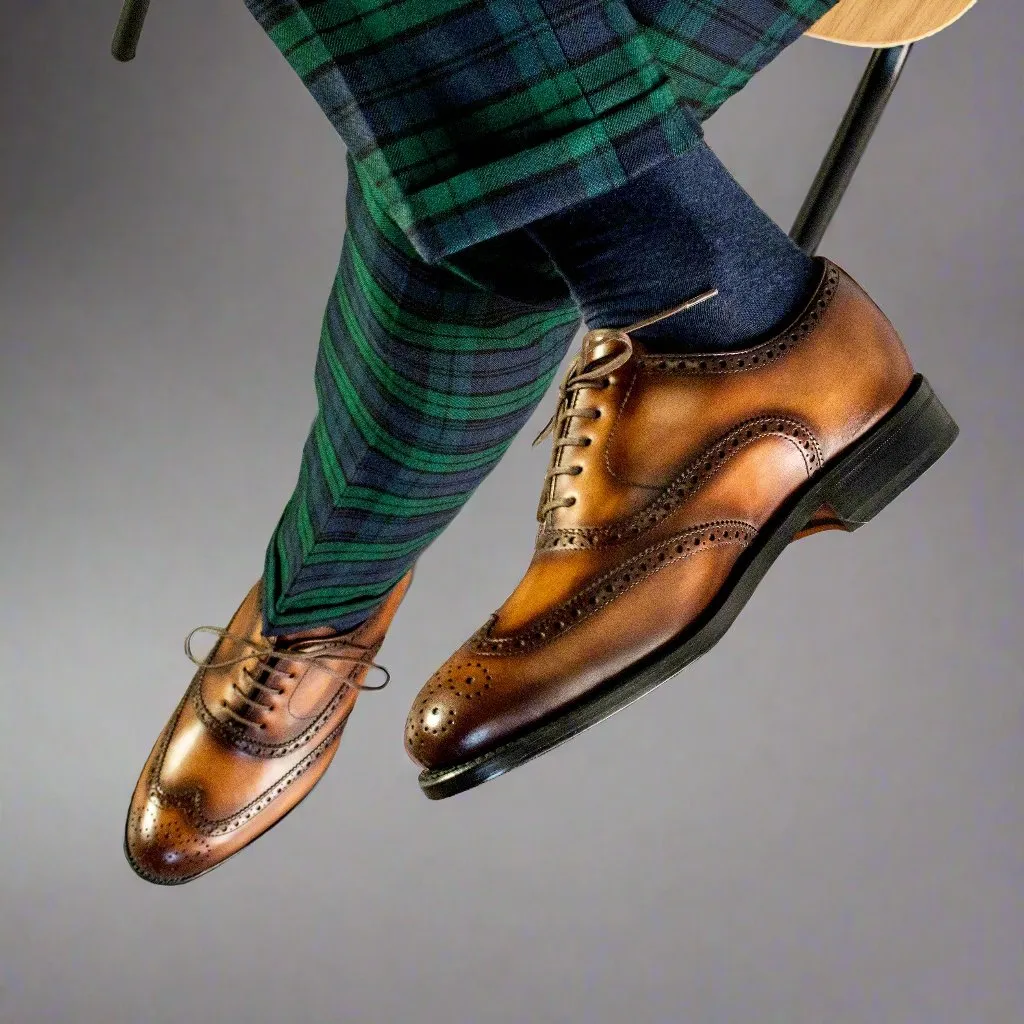 WINGTIPS COGNAC (TRADITIONAL-Z1)