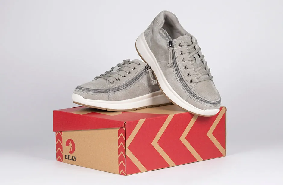 Women's Grey Suede BILLY Comfort Lows