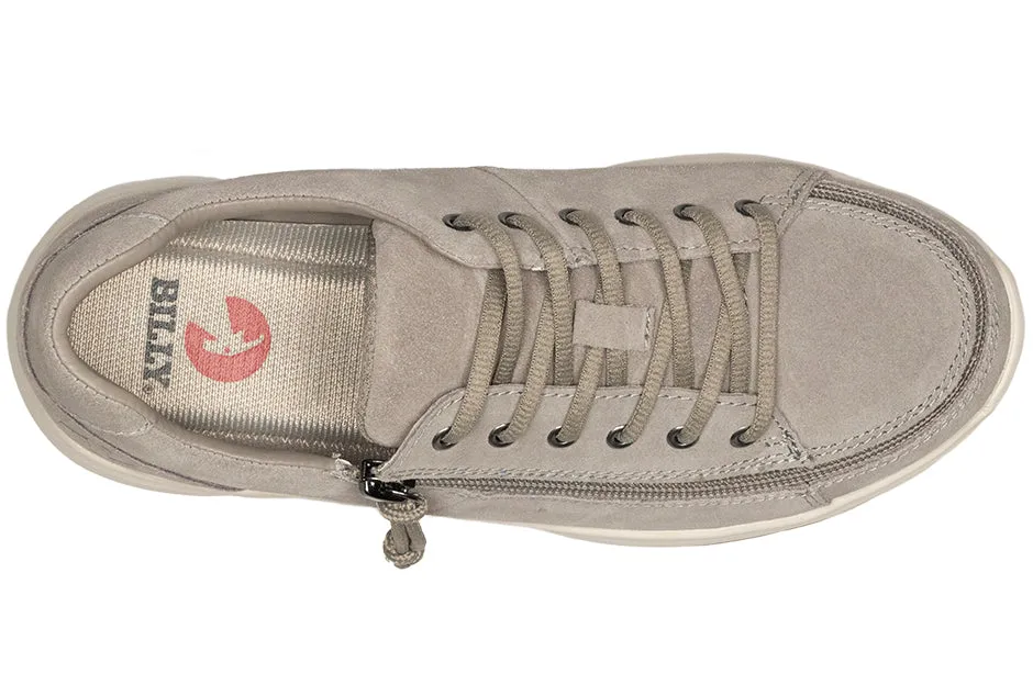 Women's Grey Suede BILLY Comfort Lows