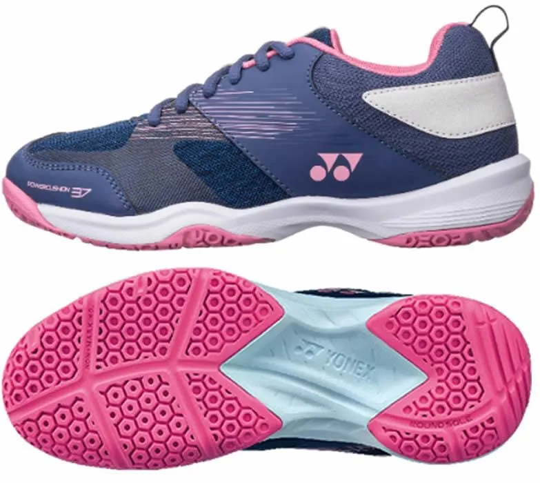 Yonex Power Cushion 37 Womens Badminton Shoes - Navy Pink