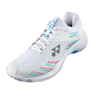 Yonex Power Cushion Cascade Accel Wide Shoes (White/Skyblue) 2024