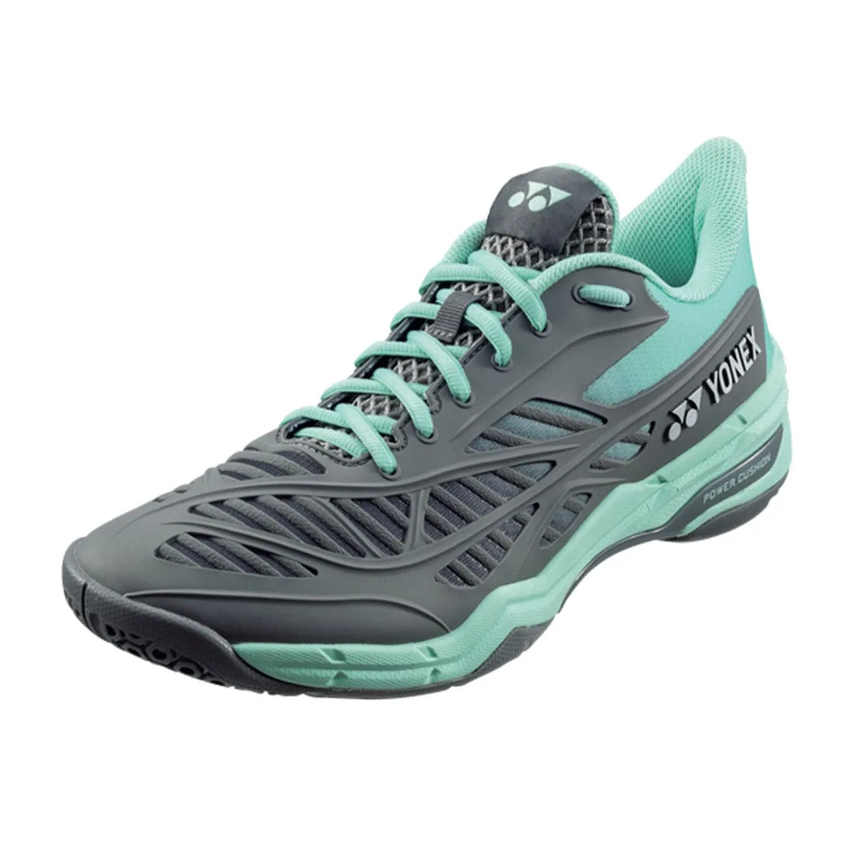 Yonex Power Cushion Cascade Drive Badminton Shoes - Grey / Pale Green